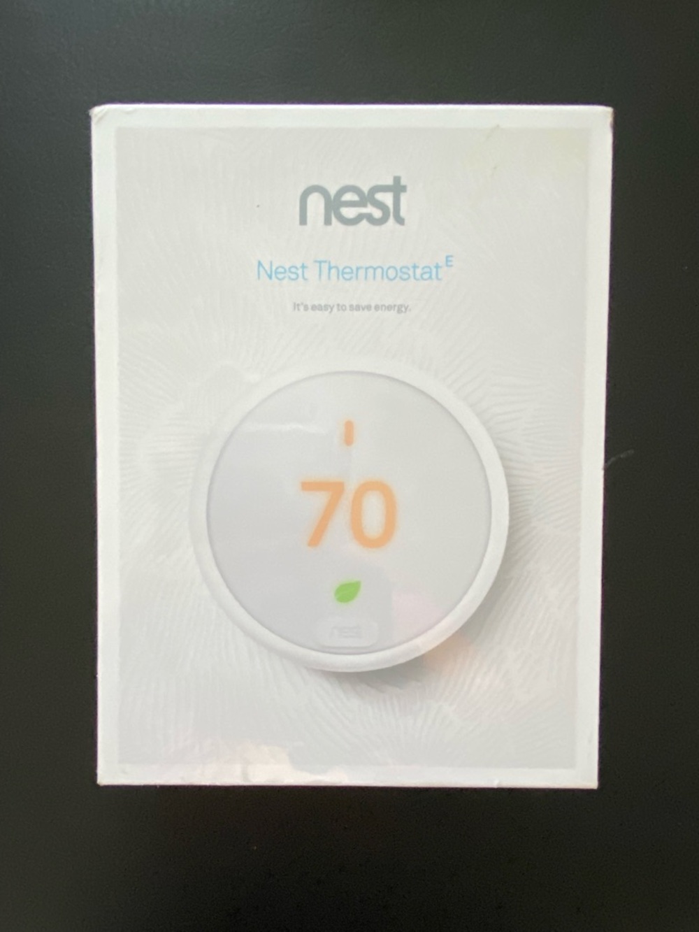 Nest Thermostat E - White Smart Home Thermostat